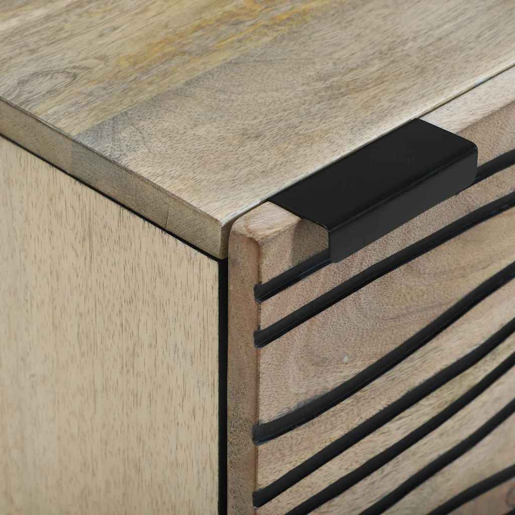 vidaXL Bedside Cabinet White 40 x 33 x 46 cm Engineered Wood 6