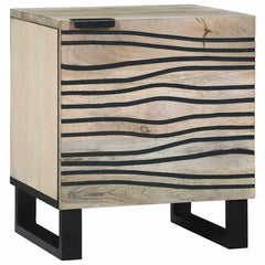 vidaXL Bedside Cabinet White 40 x 33 x 46 cm Engineered Wood 1