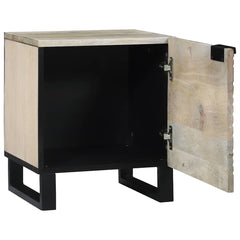 vidaXL Bedside Cabinet White 40 x 33 x 46 cm Engineered Wood 2