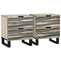 Bedside Cabinet Engineered Wood in White