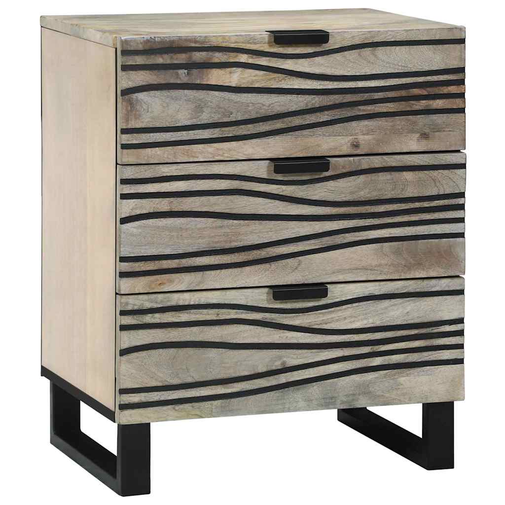 Bedside Cabinet 50 x 33 x 62 cm Engineered Wood White