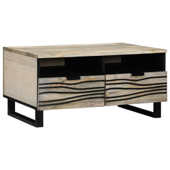 Coffee Table 80 x 54 x 40 cm Engineered Wood White