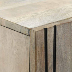 Sideboard 60 x 33 x 100 cm Engineered Wood White