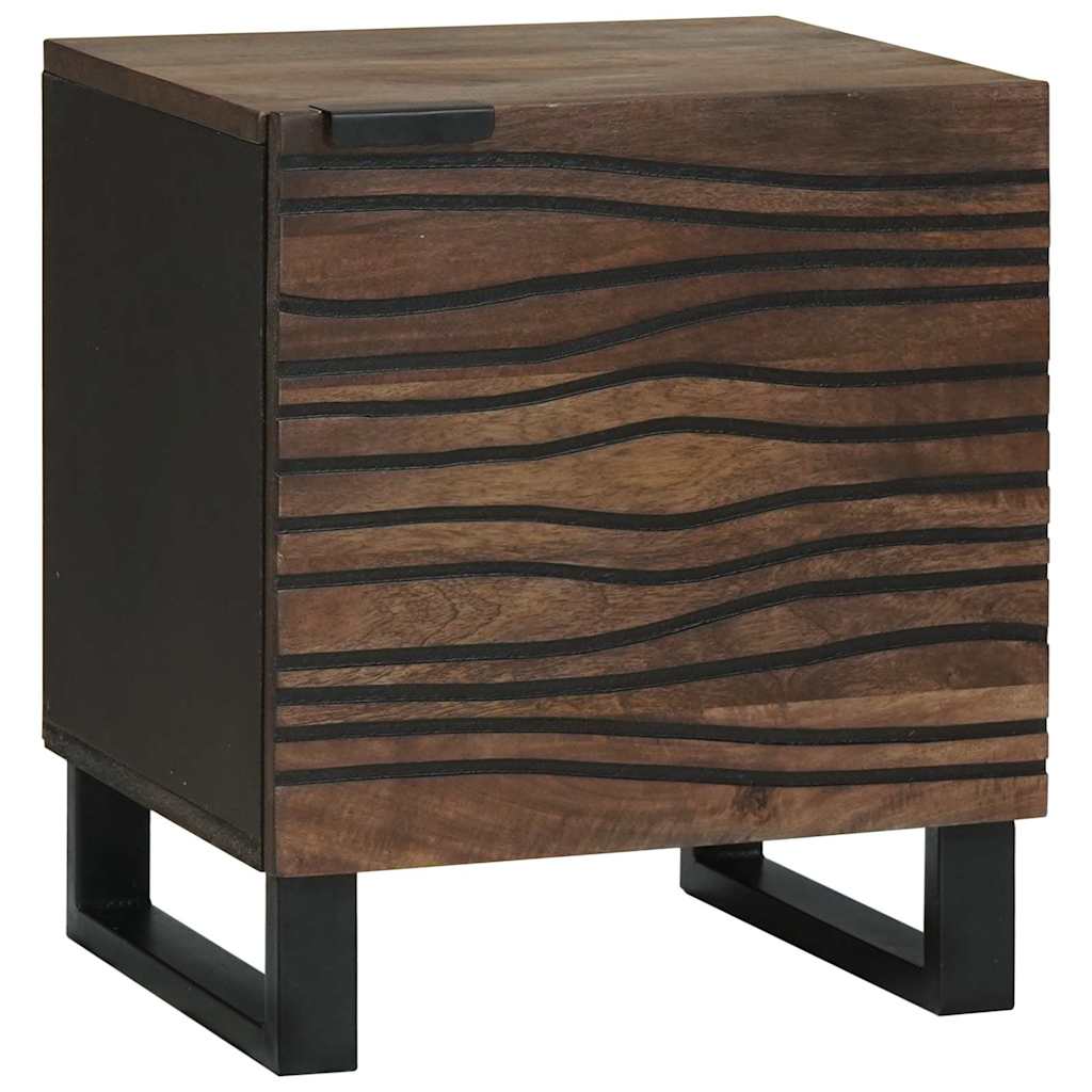vidaXL Bedside Cabinet Walnut 40 x 33 x 46 cm Engineered Wood 1