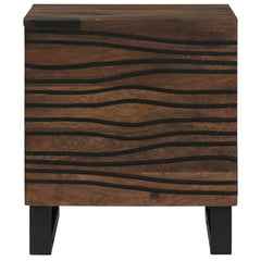 vidaXL Bedside Cabinet Walnut 40 x 33 x 46 cm Engineered Wood 3