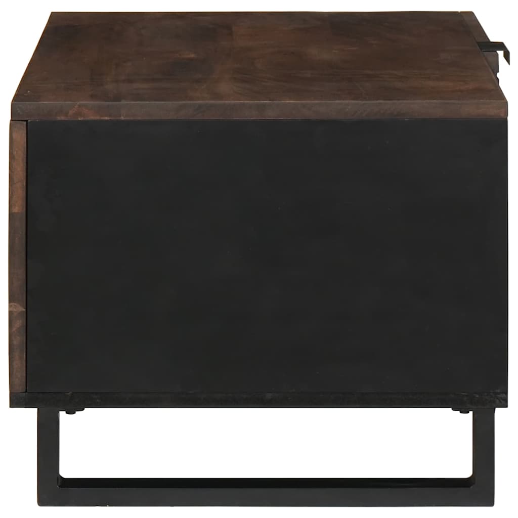 vidaXL Coffee Table Walnut 80 x 50 x 40 cm Engineered Wood 4