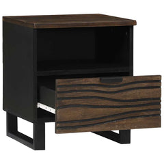 vidaXL Bedside Cabinet Walnut 40 x 33 x 46 cm Engineered Wood 2