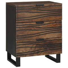 Bedside Cabinet 50 x 33 x 62 cm Engineered Wood Walnut