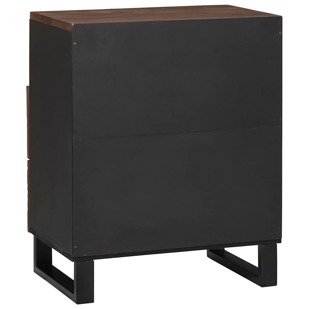 vidaXL Bedside Cabinet Walnut 50 x 33 x 62 cm Engineered Wood 5