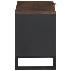 vidaXL TV Units 80 x 33 x 46 cm Walnut Engineered Wood 4