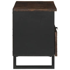 vidaXL TV Units 80 x 33 x 46 cm Walnut Engineered Wood 4