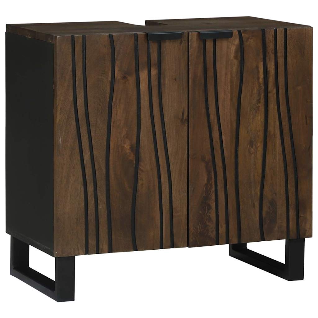 Bathroom Sink Cabinet 62 x 33 x 58 cm Engineered Wood Walnut