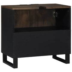vidaXL Bathroom Sink Cabinet Walnut 62 x 33 x 58 cm Engineered Wood 6
