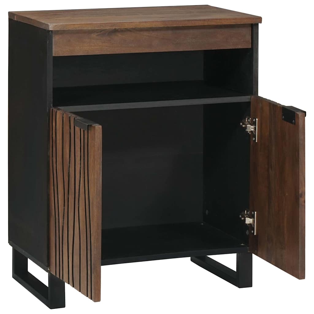 vidaXL Sideboard Brown 60 x 33 x 75 cm Solid mango wood 2