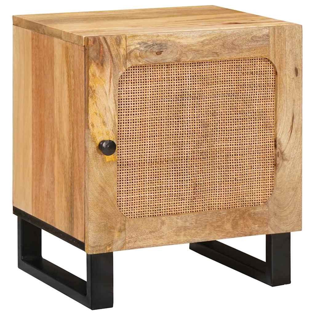 vidaXL Bedside Cabinet Natural 40 x 33 x 46 cm 1