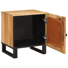 vidaXL Bedside Cabinet Natural 40 x 33 x 46 cm 2