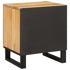 vidaXL Bedside Cabinet Natural 40 x 33 x 46 cm 5