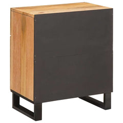 vidaXL Bedside Cabinet Natural 50 x 33 x 60 cm Solid Mango Wood 5