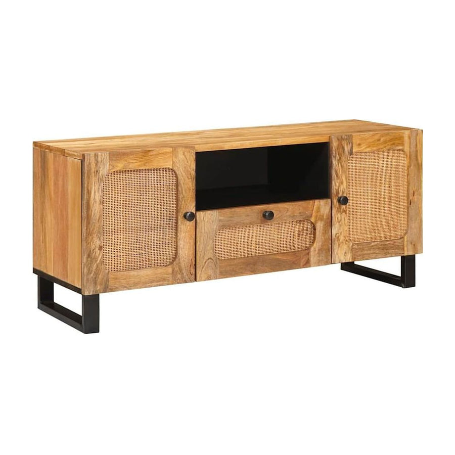 TV Cabinet Brown Solid Mango Wood