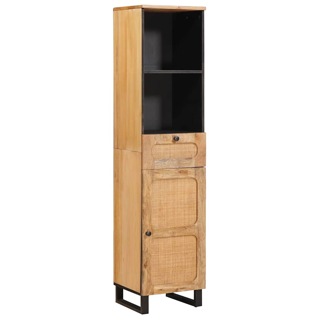 vidaXL Bathroom Cabinet Brown 38 x 33 x 160 cm Solid Mango Wood 1
