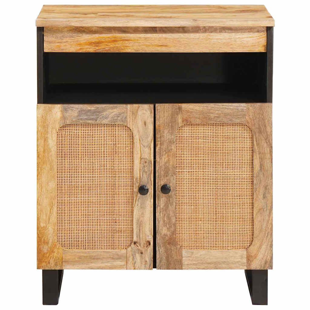 vidaXL Sideboard Brown 60 x 33 x 75 cm Solid Mango Wood 3
