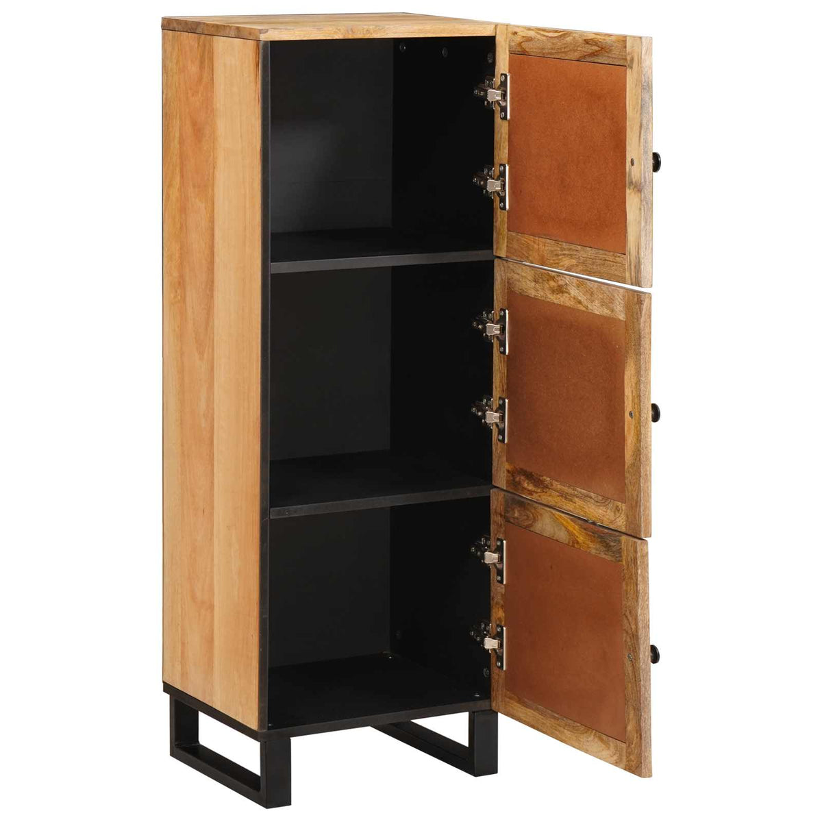 Highboard Brown Solid Mango Wood, image 2