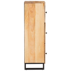 Highboard Brown Solid Mango Wood, image 4