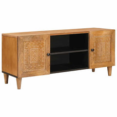 TV Units Light Brown 105 x 33 x 46 cm Solid Mango Wood Light brown (desert finish)