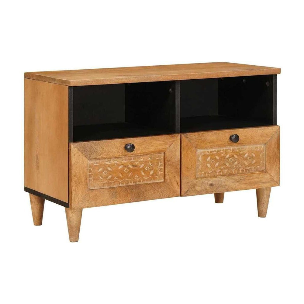 TV Units Light Brown Engineered Wood