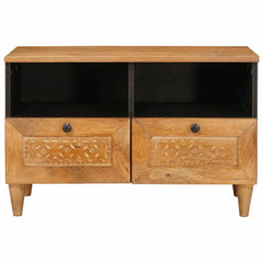 TV Units White 70 x 33 x 46 cm Engineered Wood Light brown (desert finish)