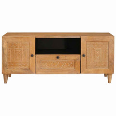 vidaXL TV Units with Door Light Brown 105 x 33 x 46 cm Engineered wood 3