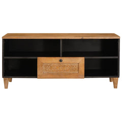 vidaXL TV Cabinet 100 x 33 x 46 cm Solid Mango Wood 3