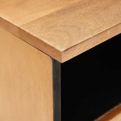 TV Cabinet with Drawer Solid Mango Wood, image 6