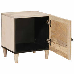 vidaXL Bedside Cabinet White 80 x 50 x 40 cm Engineered Wood 2