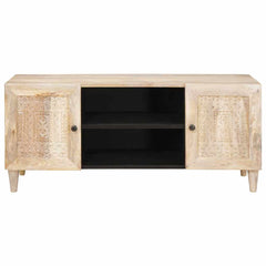TV Units with Shelf White Engineered Wood, image 3