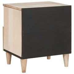 vidaXL Bedside Cabinet 2 pcs White 40 x 33 x 46 cm Engineered Wood 6