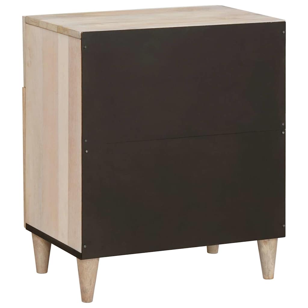 vidaXL Bedside Cabinet White 50 x 33 x 60 cm Engineered Wood 5