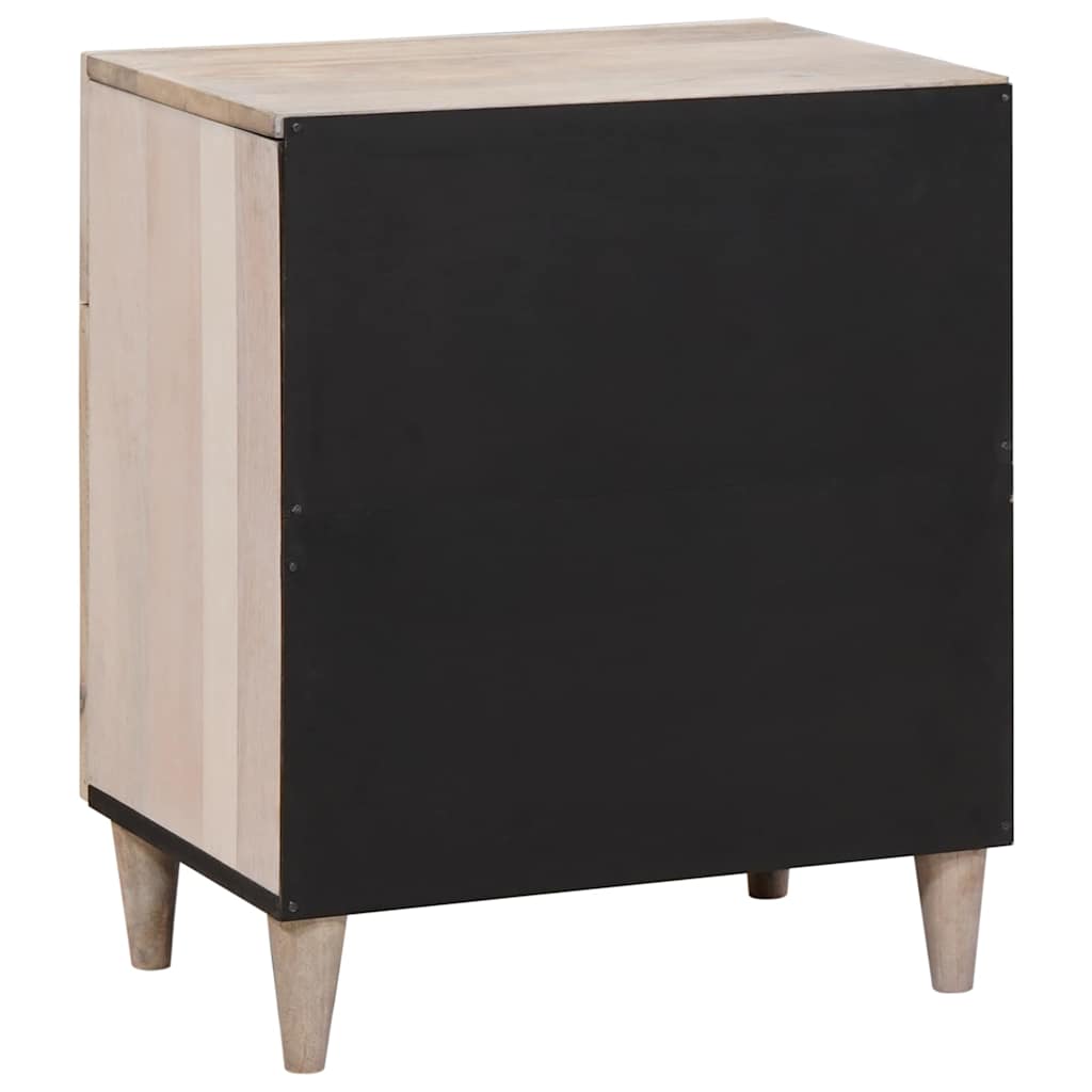 vidaXL Bedside Cabinet White 50 x 33 x 60 cm Engineered Wood 5