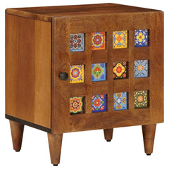 vidaXL Bedside Cabinet Brown 40 x 33 x 46 cm Solid Mango Wood 2