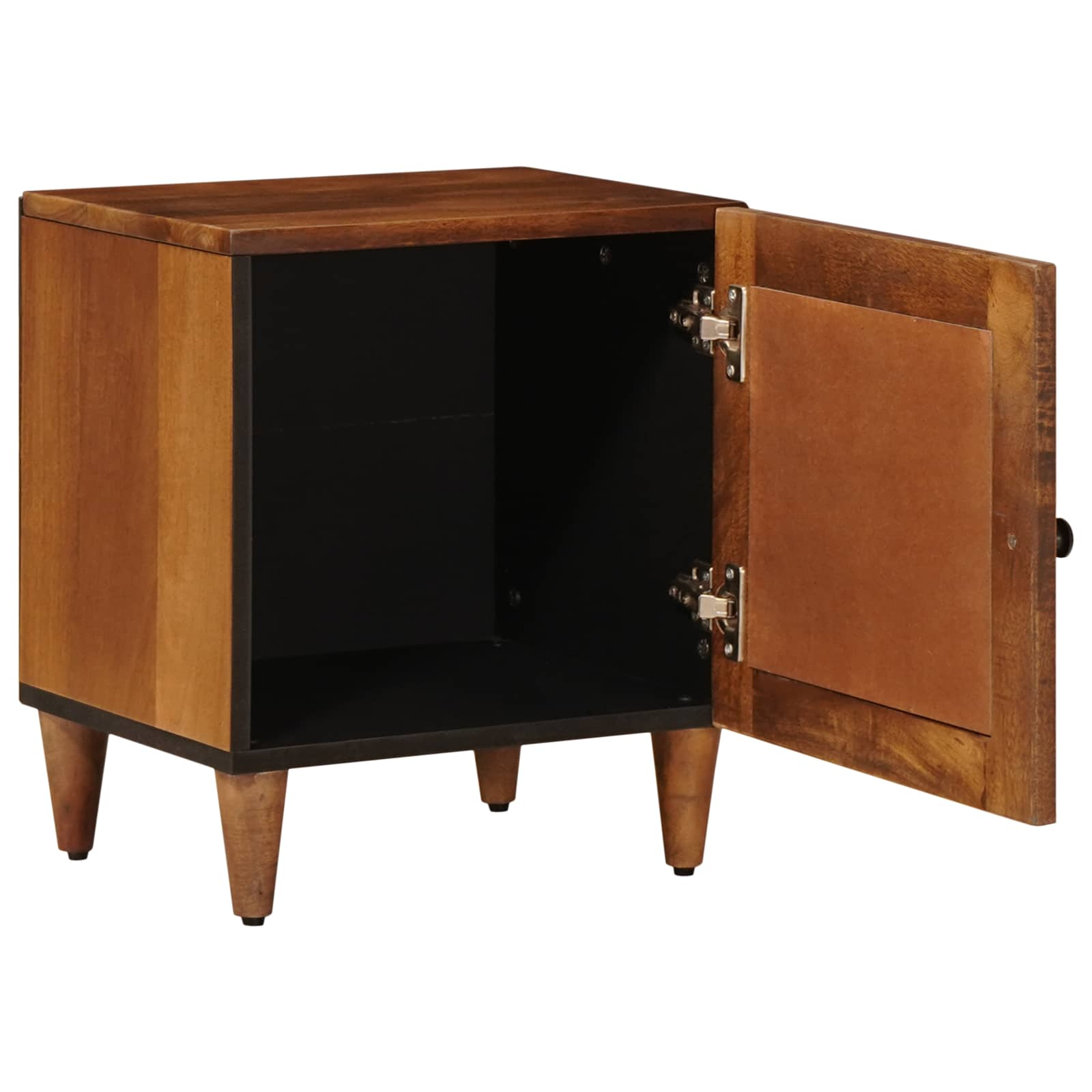 vidaXL Bedside Cabinet Brown 40 x 33 x 46 cm Solid Mango Wood 3