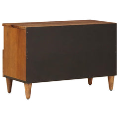 Coffee Table 80 x 54 x 40 cm Solid Mango Wood Walnut