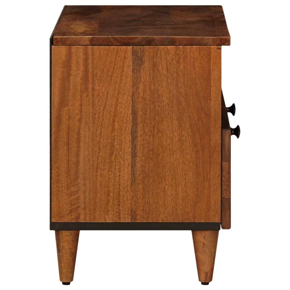 Coffee Table 80 x 54 x 40 cm Solid Mango Wood Walnut