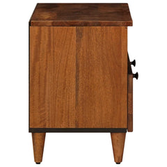Coffee Table 80 x 54 x 40 cm Solid Mango Wood Walnut