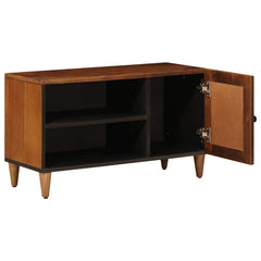 TV Cabinet with Door Solid Mango Wood