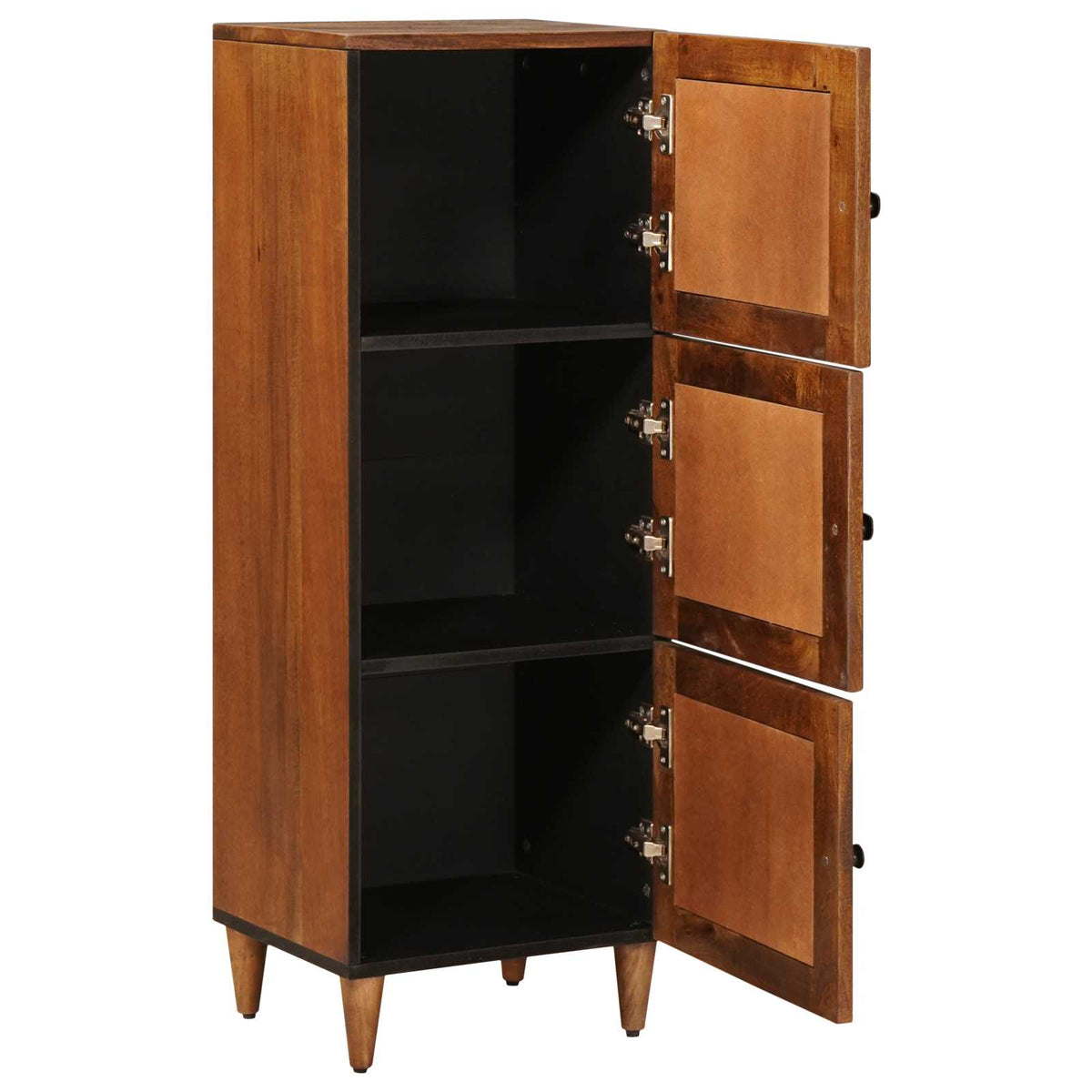 Highboard Walnut Solid Mango Wood, image 3