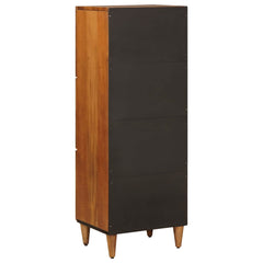 Highboard Walnut Solid Mango Wood, image 6