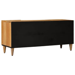 vidaXL TV Cabinet with Shelf Natural 105 x 33 x 46 cm Solid Mango Wood 5