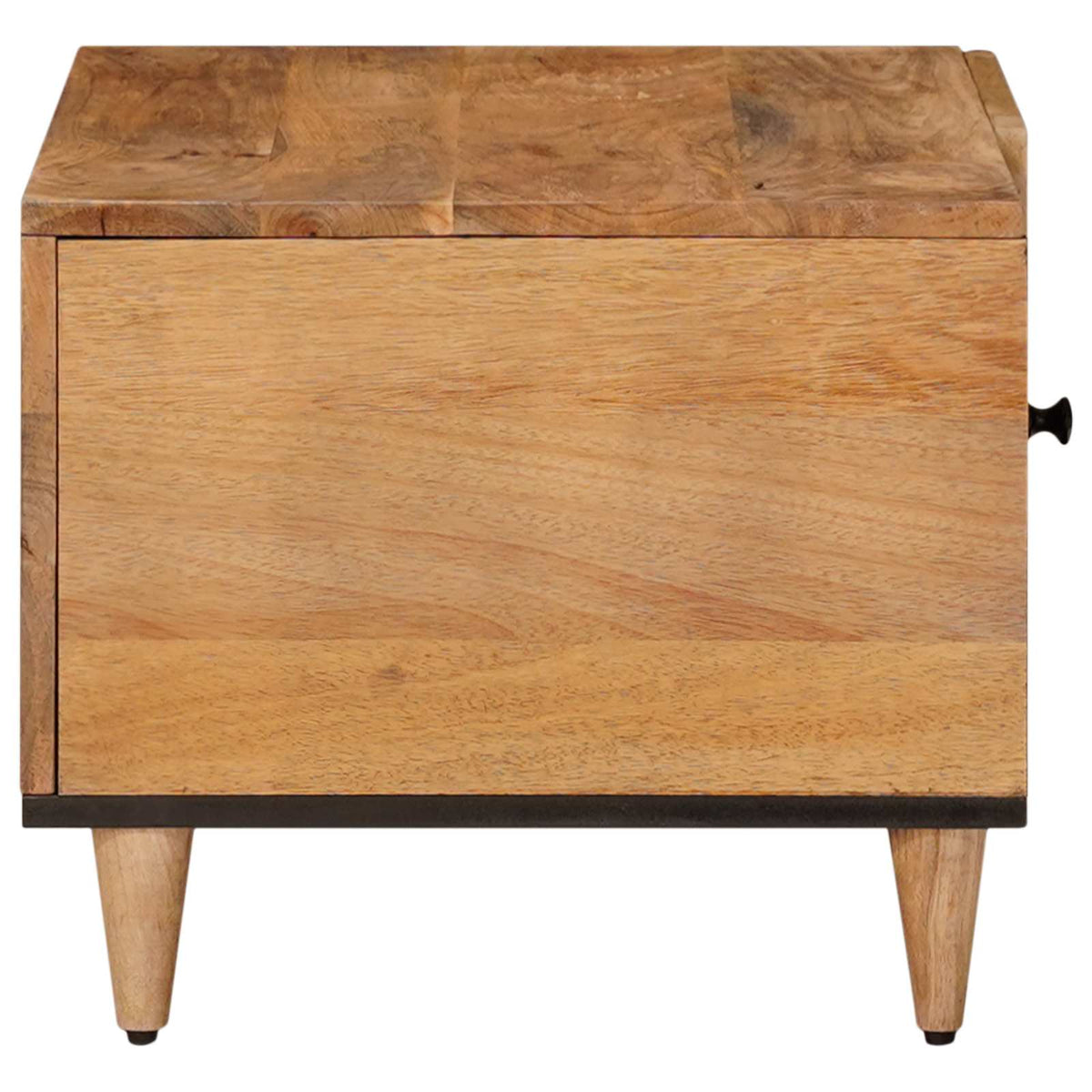 Coffee Table 80 x 50 x 40 cm Solid Mango Wood Natural