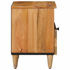 vidaXL Bedside Cabinet Natural 40 x 33 x 46 cm Solid Mango Wood 4
