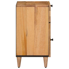 vidaXL Bedside Cabinet Natural 50 x 33 x 60 cm Solid Mango Wood 4